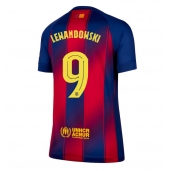 Barcelona Robert Lewandowski #9 Thuis tenue voor Dames 2025-26 Korte Mouwen
