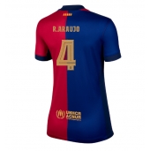 Barcelona Ronald Araujo #4 Thuis tenue voor Dames 2024-25 Korte Mouwen