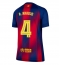 Barcelona Ronald Araujo #4 Thuis tenue voor Dames 2025-26 Korte Mouwen