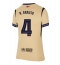 Barcelona Ronald Araujo #4 Uit tenue voor Dames 2025-26 Korte Mouwen