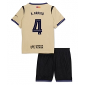 Barcelona Ronald Araujo #4 Uit tenue voor kinderen 2025-26 Korte Mouwen (+ broek)
