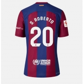 Barcelona Sergi Roberto #20 Thuis tenue voor Dames 2023-24 Korte Mouwen