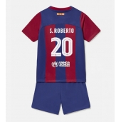 Barcelona Sergi Roberto #20 Thuis tenue voor kinderen 2023-24 Korte Mouwen (+ broek)