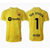 Barcelona Ter Stegen #1 Keeper Thuis tenue 2024-25 Korte Mouwen