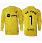 Barcelona Ter Stegen #1 Keeper Thuis tenue 2024-25 Lange Mouwen