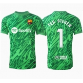 Barcelona Ter Stegen #1 Keeper Uit tenue 2024-25 Korte Mouwen