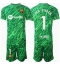 Barcelona Ter Stegen #1 Keeper Uit tenue voor kinderen 2024-25 Korte Mouwen (+ broek)