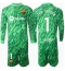 Barcelona Ter Stegen #1 Keeper Uit tenue voor kinderen 2024-25 Lange Mouwen (+ broek)