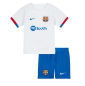 Barcelona Uit tenue voor kinderen 2023-24 Korte Mouwen (+ broek)