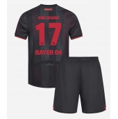 Bayer Leverkusen Eliesse Ben Seghir #17 Thuis tenue voor kinderen 2025-26 Korte Mouwen (+ broek)