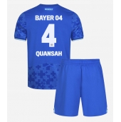 Bayer Leverkusen Jarell Quansah #4 Derde tenue voor kinderen 2025-26 Korte Mouwen (+ broek)