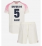 Bayer Leverkusen Loic Bade #5 Uit tenue voor kinderen 2025-26 Korte Mouwen (+ broek)