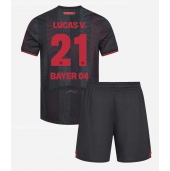 Bayer Leverkusen Lucas Vazquez #21 Thuis tenue voor kinderen 2025-26 Korte Mouwen (+ broek)