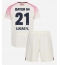Bayer Leverkusen Lucas Vazquez #21 Uit tenue voor kinderen 2025-26 Korte Mouwen (+ broek)