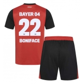 Bayer Leverkusen Victor Boniface #22 Thuis tenue voor kinderen 2024-25 Korte Mouwen (+ broek)