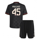 Bayern Munich Aleksandar Pavlovic #45 Derde tenue voor kinderen 2025-26 Korte Mouwen (+ broek)