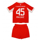 Bayern Munich Aleksandar Pavlovic #45 Thuis tenue voor kinderen 2025-26 Korte Mouwen (+ broek)