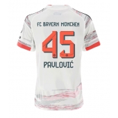 Bayern Munich Aleksandar Pavlovic #45 Uit tenue voor Dames 2025-26 Korte Mouwen