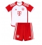 Bayern Munich Alphonso Davies #19 Thuis tenue voor kinderen 2023-24 Korte Mouwen (+ broek)