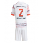 Bayern Munich Dayot Upamecano #2 Uit tenue voor kinderen 2025-26 Korte Mouwen (+ broek)
