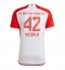 Bayern Munich Jamal Musiala #42 Thuis tenue 2023-24 Korte Mouwen