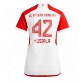 Bayern Munich Jamal Musiala #42 Thuis tenue voor Dames 2023-24 Korte Mouwen