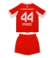 Bayern Munich Josip Stanisic #44 Thuis tenue voor kinderen 2025-26 Korte Mouwen (+ broek)