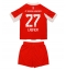 Bayern Munich Konrad Laimer #27 Thuis tenue voor kinderen 2025-26 Korte Mouwen (+ broek)
