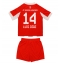 Bayern Munich Luis Diaz #14 Thuis tenue voor kinderen 2025-26 Korte Mouwen (+ broek)