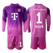Bayern Munich Manuel Neuer #1 Keeper Derde tenue voor kinderen 2025-26 Lange Mouwen (+ broek)
