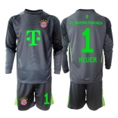 Bayern Munich Manuel Neuer #1 Keeper Uit tenue voor kinderen 2025-26 Lange Mouwen (+ broek)
