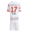 Bayern Munich Michael Olise #17 Uit tenue voor kinderen 2025-26 Korte Mouwen (+ broek)