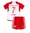Bayern Munich Serge Gnabry #7 Thuis tenue voor kinderen 2023-24 Korte Mouwen (+ broek)