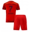 Bayern Munich Serge Gnabry #7 Thuis tenue voor kinderen 2024-25 Korte Mouwen (+ broek)