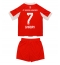 Bayern Munich Serge Gnabry #7 Thuis tenue voor kinderen 2025-26 Korte Mouwen (+ broek)