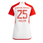 Bayern Munich Thomas Muller #25 Thuis tenue voor Dames 2023-24 Korte Mouwen