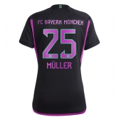 Bayern Munich Thomas Muller #25 Uit tenue voor Dames 2023-24 Korte Mouwen