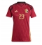 België Arthur Vermeeren #23 Thuis tenue voor Dames EK 2024 Korte Mouwen