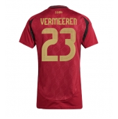 België Arthur Vermeeren #23 Thuis tenue voor Dames EK 2024 Korte Mouwen