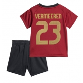 België Arthur Vermeeren #23 Thuis tenue voor kinderen EK 2024 Korte Mouwen (+ broek)