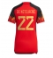 België Charles De Ketelaere #22 Thuis tenue voor Dames WK 2022 Korte Mouwen