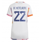 België Charles De Ketelaere #22 Uit tenue voor Dames WK 2022 Korte Mouwen