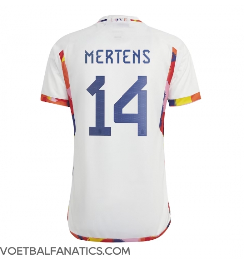 België Dries Mertens #14 Uit tenue WK 2022 Korte Mouwen