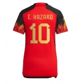 België Eden Hazard #10 Thuis tenue voor Dames WK 2022 Korte Mouwen