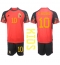 België Eden Hazard #10 Thuis tenue voor kinderen WK 2022 Korte Mouwen (+ broek)