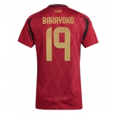 België Johan Bakayoko #19 Thuis tenue voor Dames EK 2024 Korte Mouwen