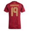 België Johan Bakayoko #19 Thuis tenue voor Dames EK 2024 Korte Mouwen