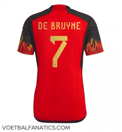 België Kevin De Bruyne #7 Thuis tenue WK 2022 Korte Mouwen