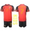 België Kevin De Bruyne #7 Thuis tenue voor kinderen WK 2022 Korte Mouwen (+ broek)
