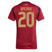 België Lois Openda #20 Thuis tenue voor Dames EK 2024 Korte Mouwen